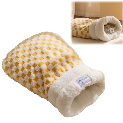 Cat Sleeping Bag, Cat Sleeping Bag for Indoor Cats Cozy