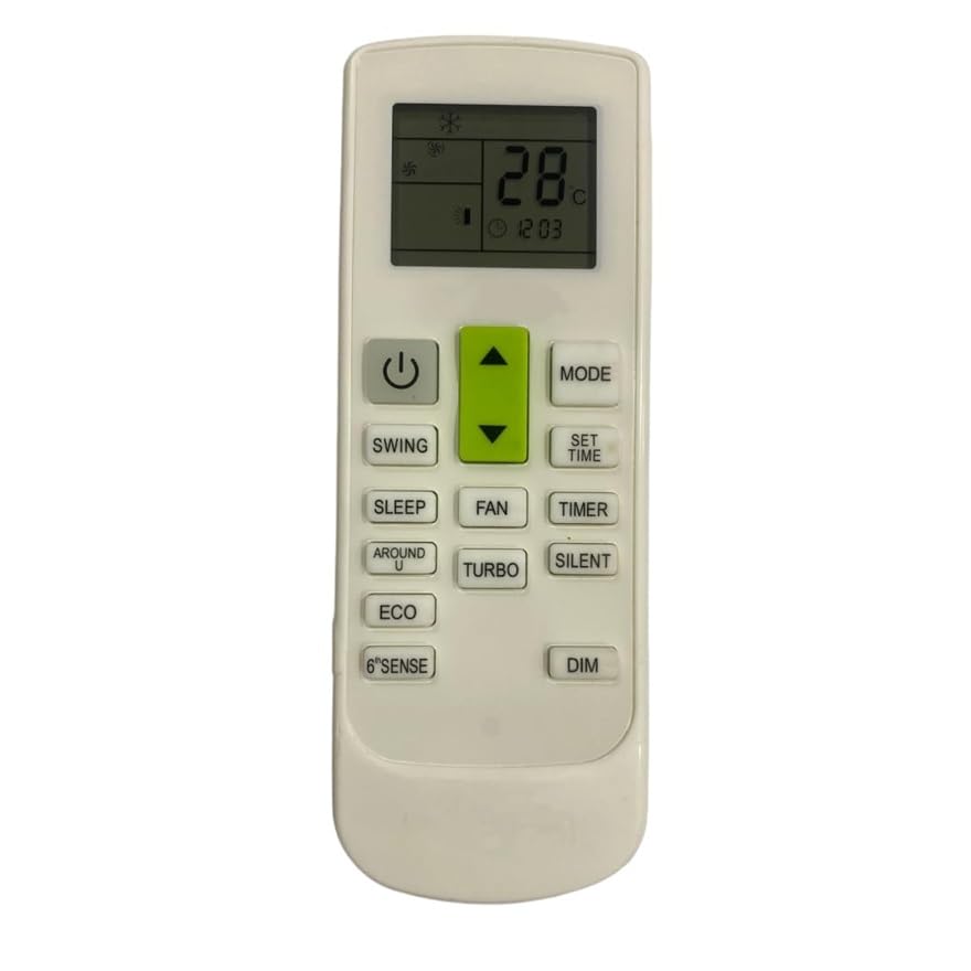Image of Sanavya AC Remote Control - Compatible Replacement for Split & Window Air Conditioners - Replicates Genuine Remote Functions (Whirlpool Magicool ac Remote 225)