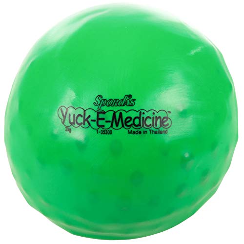 Weicher Medizinball / Gewichtsball 2 kg, ø 16 cm, Grün Cover