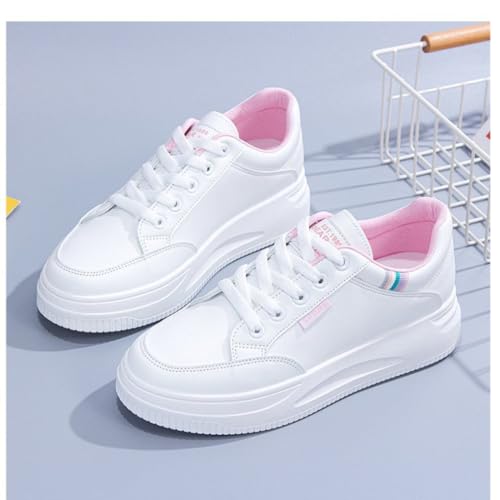 Women's Comfort Trendy Sneakers So Light Weight Rubber Soft Sole Korean Style Platform Chunky Casual Sneakers4