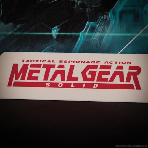 Œuvre d'art Metal Gear Solid en édition limitée FaNaTtik format A3