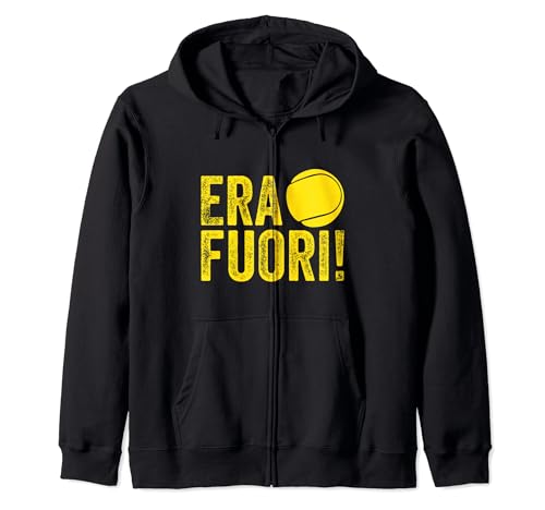 Era Fuori Tennista Divertente Sports Tennis Felpa con Cappuccio