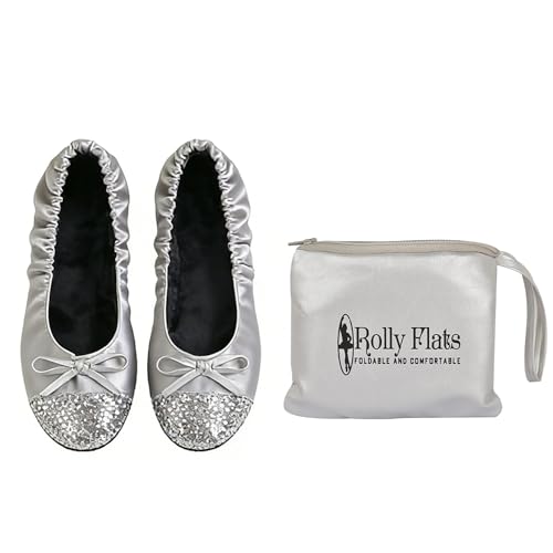 Image of Women's Foldable Ballet Flats - Portable Flat Shoes for Travel and Wedding that Fit in Your Purse