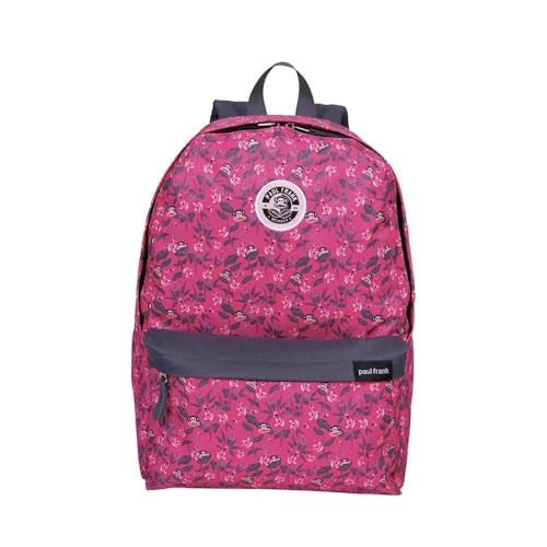 Mochila Grande Paul Frank 21T01 Floral Rosa