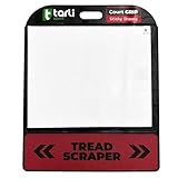 Tarli Combo Traction System – Full-Length Shoe Scraper & Sticky MAT with Replaceable Sheets | Shoe Grip Enhancer for Basketball Shoes | Non-Slip Sport Court Traction Pad (Black)