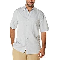 Algopix Similar Product 7 - Cubavera Mens Short Sleeve Polyester