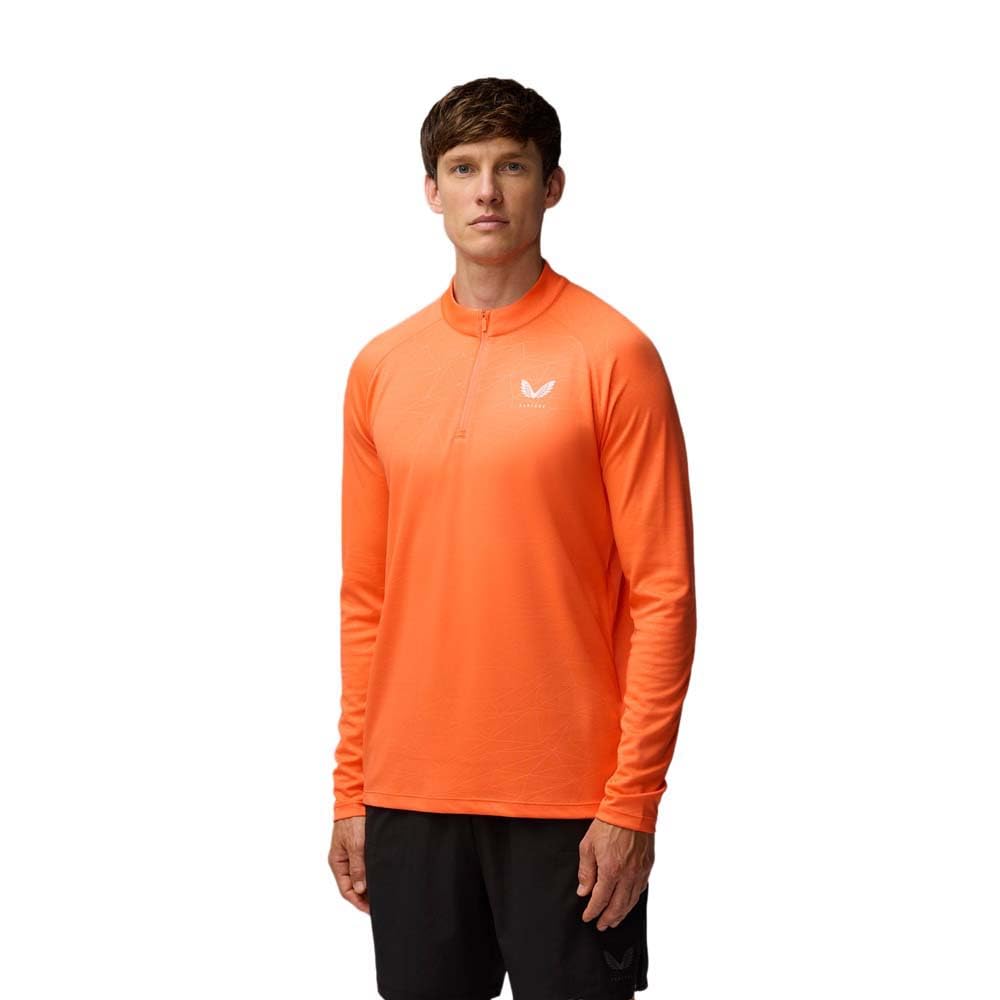 Castore Adapt AOP Half Zip Sweatshirt XL Orange