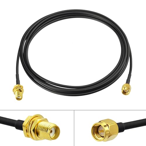 Cable SMA macho a hembra de 6 pies y 50 ohmios para antena SDR 7