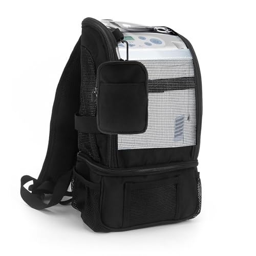 Tragbarer Sauerstoffkonzentrator Rucksack Reisetasche für Sauerstoffgerät Kompatibel mit Inogen One G3 G5 G6,Rove 6,Ultra leichte Sauerstoffmaschine Tragen Mesh Tasche für Reisen im Freien