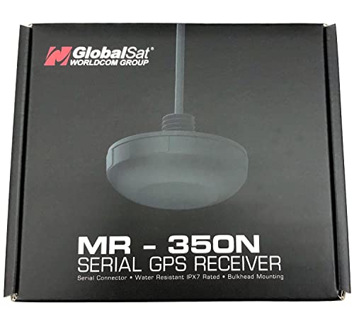 Image of GlobalSat MR-350N GPS Receiver, Black, Made in Taiwan