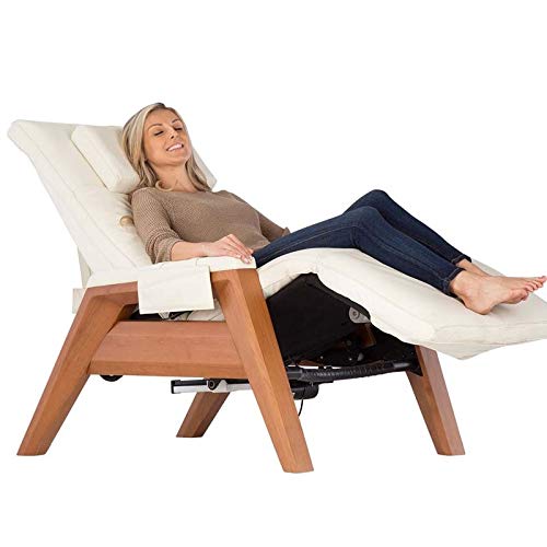 Human Touch Gravis ZG Zero Gravity Leather Massage Chair Recliner with Remote