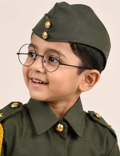 Image of BookMyCostume Black Spects Harry Potter Glasses Bose Netaji Drama Theater Spectacles for Role Play Costume Accessory | Kids