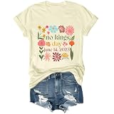 Floral No Kings Day June 14 2025 Shirt No Kings T-Shirt Unisex