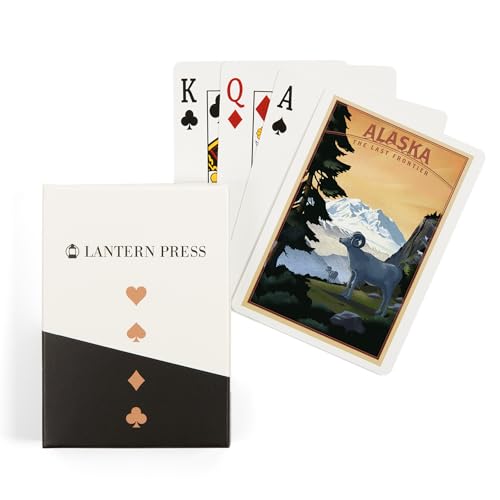 Lantern Press Naipes Poker Alaska The Last Frontier