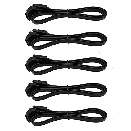 Cable SATA 3.0 18 pulgadas 90 grados negro miniatura 3