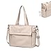 GOLF QUALITY 22L Puffer Wickeltasche, L&auml;ssige Umh&auml;ngetasche f&uuml;r M&uuml;tter, Ger&auml;umige Shopper f&uuml;r Unterwegs, Apricot