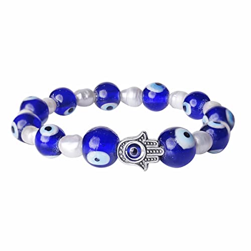 Image of Shubhanjali Crystal Elastic 8mm Stretch Customized Bracelet for Men and Women-(Standard,Multicolor)