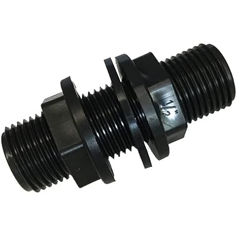 1/2" BSP Water Butt / Storage Tank Barrel Outlet Threaded Connector Grow Insane Cover