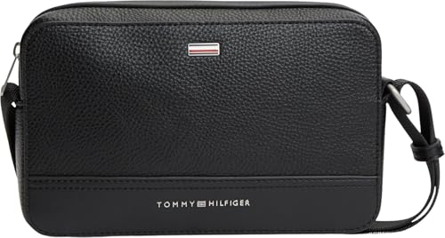 Sacoche bandoulière homme Tommy Hilfiger Th Central Ew Reporter Am0am14435 noire