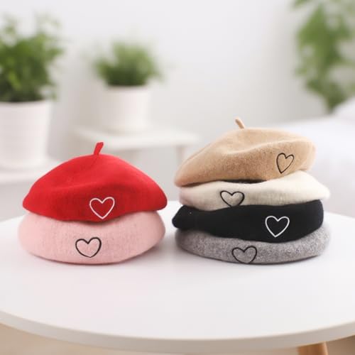 Gorro boina de lana estilo francés para mujer y bebé miniatura 7