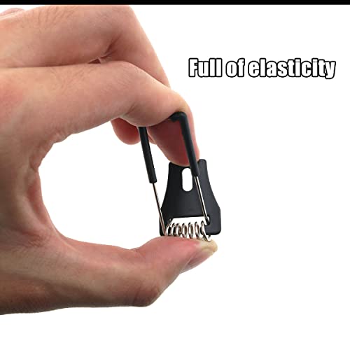 Image of 10pcs Downlight Panel Lamp Spring Clip Black T1.1x15.5x45mm Light Emitting Diode Recessed Lighting Accessories for Ceiling Lamp