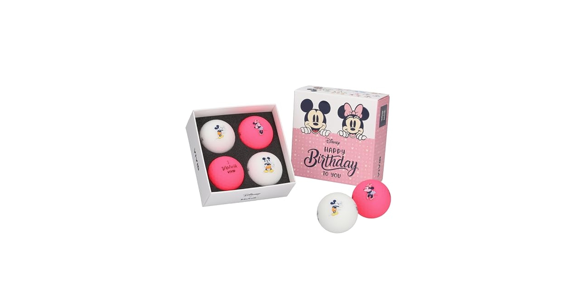 Amazon | ボルビック(Volvik) ゴルフボール Disney BIRTHDAY