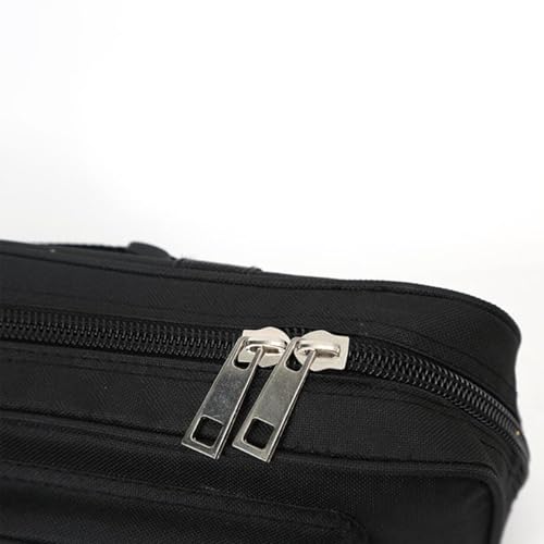 Image of STYLEHEAVEN Bamboo Flute Carrying Case Organizer Accessories with Shoulder Strap Handbag Coffee