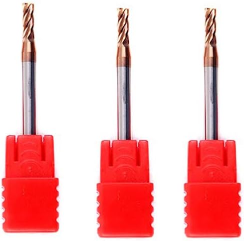 3 pieces - 2.8 mm End Mill, 55 degree 4 Flutes, Shank diameter 4.0mm, Overall length:50mm