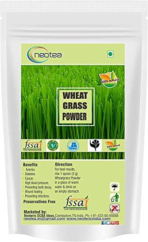 Neotea Organic Wheat Gehun Godhi Godumai Grass Powder 1 Kg