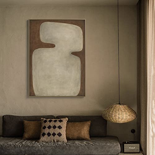 Peinture Wabi-Sabi pour habiller un grand mur vide de salon ou d’entrée