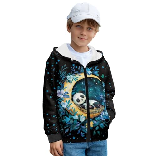 Children Toddlers Full-Zip Hoodies Casual Sweatshirt with Pockets Soft Fall Outfits