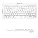 JETech Ultra-Slim 2.4G Wireless Keyboard for Windows (White) - 2161