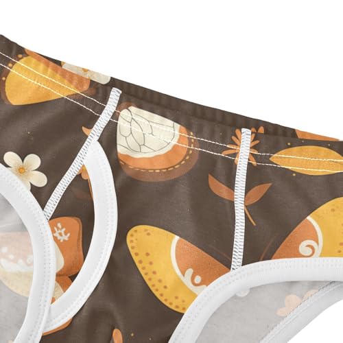 Butterfly Beautiful Brown Toddler Boys' Soft Kids Underwear Cute Children Undies4
