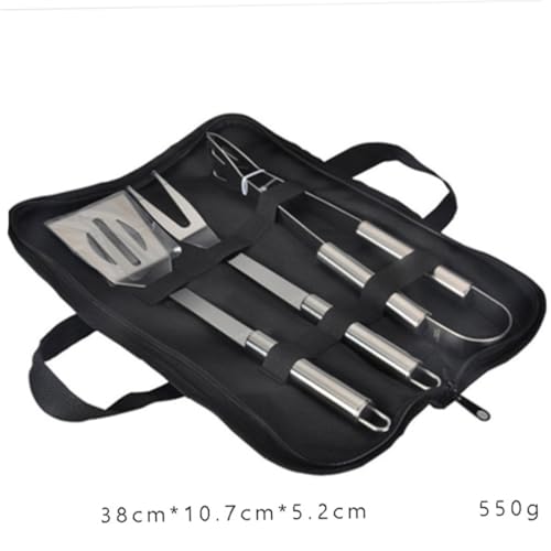 Set de 3 accesorios para parrilla en acero inoxidable miniatura 4