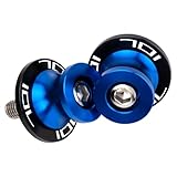 MotHeartCNC M10 Paddock-Ständer Bobbins für 701 Enduro 701 Supermoto Vitpilen 701 Svartpilen 701 Spulen für den Paddock-Ständer Motorrad 701 enduro Zubehör (Blau)