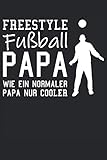fussball freestyle lernen  Freestyle Fußball Papa - Fußball Freestyler Geschenk Notizbuch (Taschenbuch DIN A 5 Format Liniert): Freestyle Papa Notizbuch, Notizheft, Schreibheft, ... und Kunststücke mit dem Fußball machen.