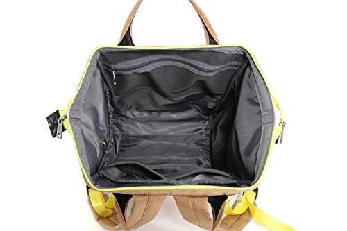 himawari Travel Backpack with USB Charging Port 15.6 Inch Doctor Work Bag for Women&Men(9003-Grey pink04#) 5