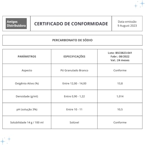 Alvejante sem Cloro 2kg Roupas Brancas e Coloridas Percarbonato de sódio