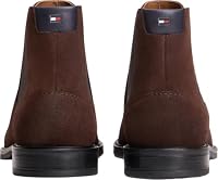 Tommy Hilfiger Herren Corporate Dressy Suede Chelsea Fm0fm05953 Niedrige Stiefel, Braun Kakao, 40 EU – Ansicht 2