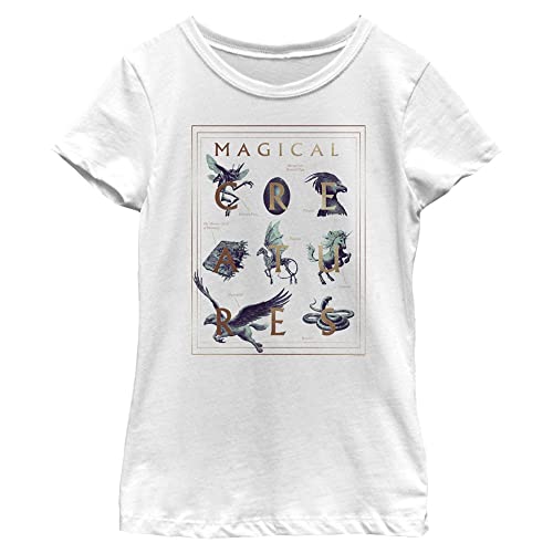 T-Shirt Fille Harry Potter Magical Creatures en coton doux pour enfant