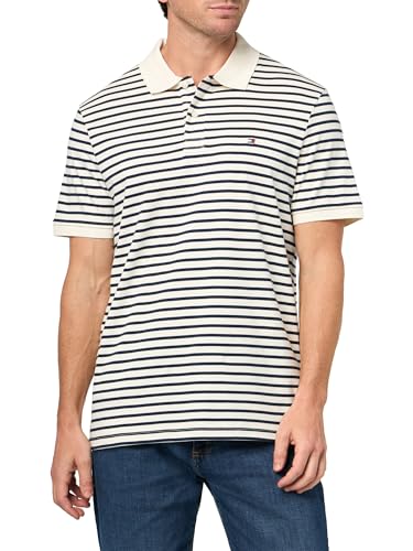 Image of Tommy Hilfiger Mens Short Sleeve Casual Polo Shirts in Regular Fit with Liquid Cotton