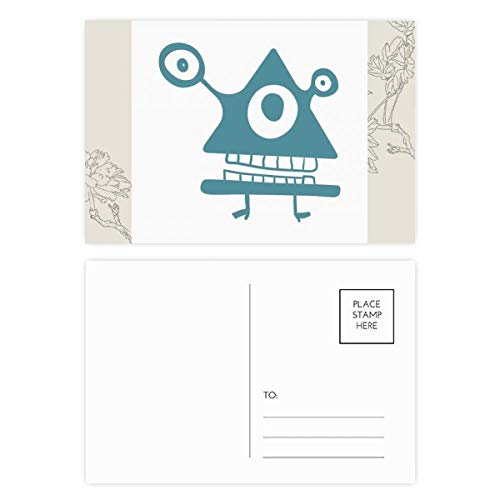Cartes postales créature alien 20 pièces pour rompre la monotonie des messages classiques