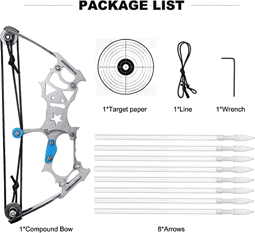Pocket Mini Compound Bow, Mini Bow, Hunting Shooting Practice, Archery Entertainment #TOP6