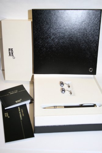 Montblanc ギフトセット スターウォーカー ドゥー ボールペン カフスボタン フローティングスター付き 105764