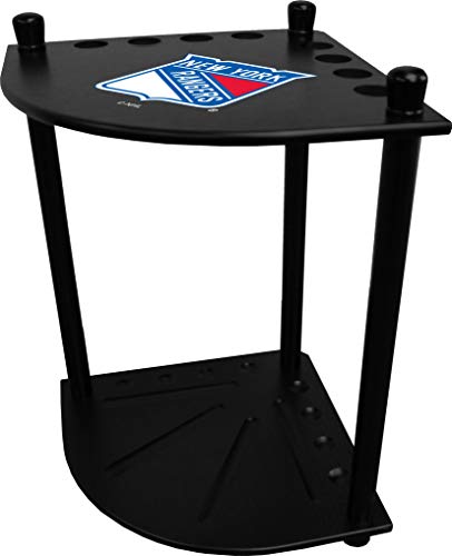 Imperial Officaly Licensed NHL Furniture: Corner Cue Rack, New York Rangers, one size