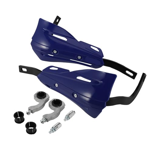 Protège-mains moto universels bleu foncé pour vos sorties enduro