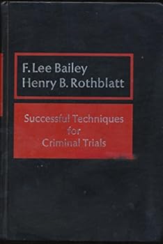 Hardcover Successful techniques for criminal trials (Criminal law library) Book