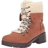 Skechers Women's Trail Troop-Sherpa Tongue and Collar Mid Hiker Boot Fashion, Chestnut, 8.5 M US