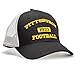 Sport hat Trucker Hat for Men Women Classic Football Fans US Cities Mesh Adjustable Embroidered Baseball Cap Black Gold