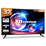 TD Systems - Televisor 32 Pulgadas no Smart TV, televisión TDT 2025,...